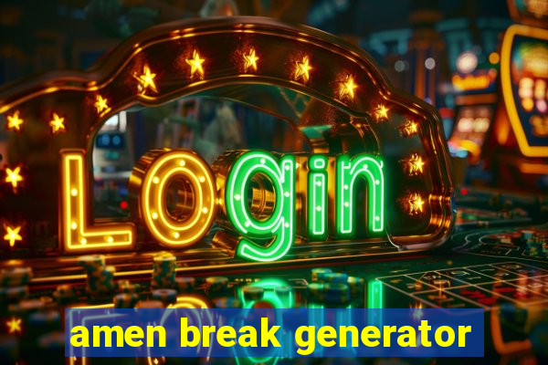 amen break generator